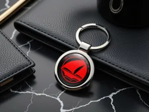 Plymouth Porte-clés Logo Métal Premium Sur Mesure